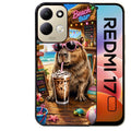 Coque pour Redmi 17 et 17C 4G 5G capybara beach