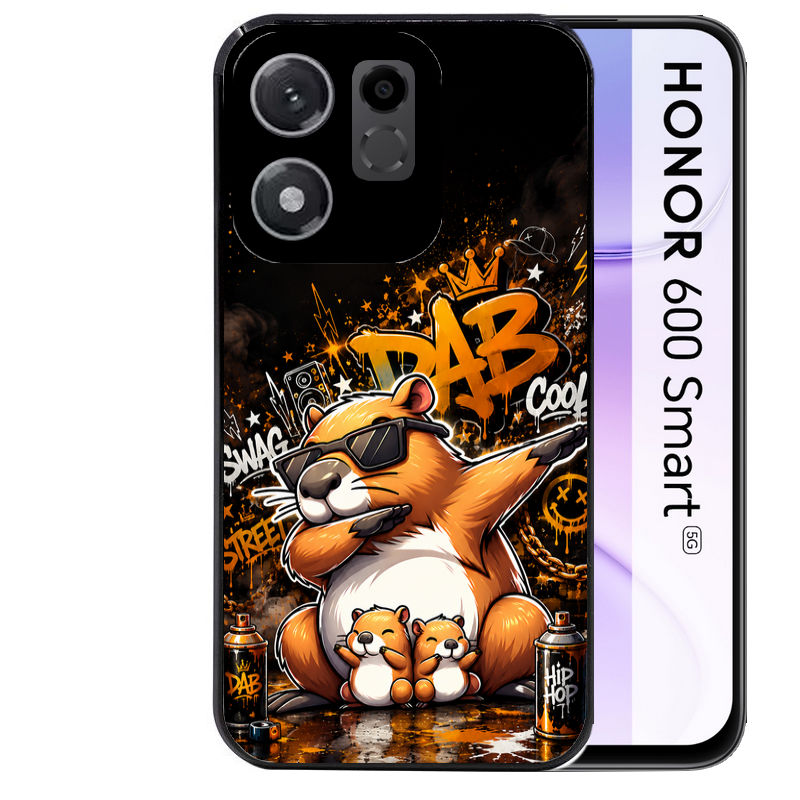 Coque pour Honor 600 SMART capybara tag