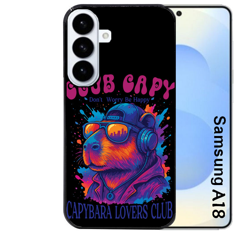 Coque pour Galaxy A08 A18 A28 A38 A58 capybara club