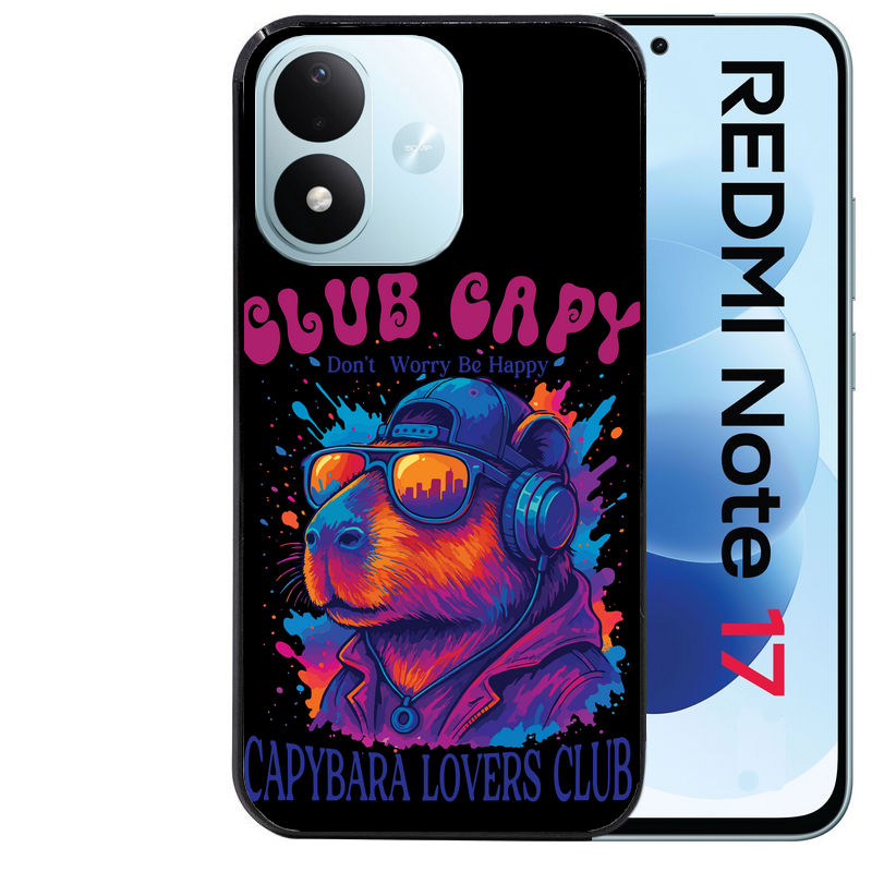 Coque pour Redmi Note 17 et PRO 4G 5G Max capybara club