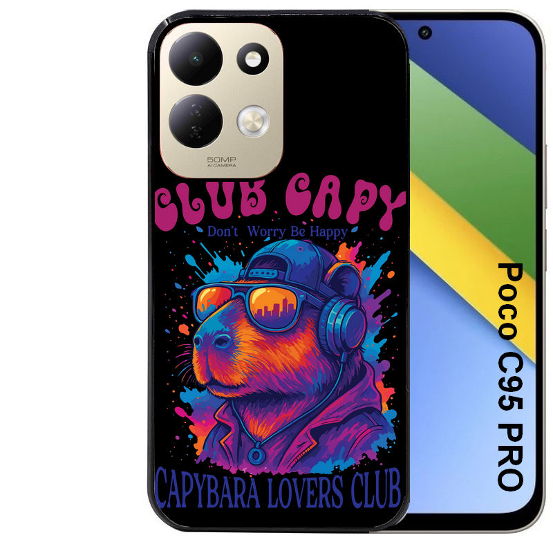 Coque pour POCO C95 PRO capybara club