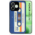 Coque noire pour Honor 600 LITE personnalisable avec motif cassette bleu protection antichoc personnalisée