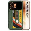 Coque noire taperso pour Honor 600 et 600 PRO personnalisable avec motif cassette kaki protection antichoc personnalisée