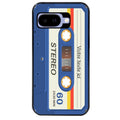 Coque pour Pixel 8A 9A 10A personnalisée cassette bleu