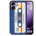 Coque pour Oppo A6 A6 A6K personnalisée cassette bleu