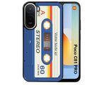 Coque pour POCO C81 PRO personnalisée cassette bleu