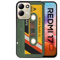 Coque pour Redmi 17 et 17C 4G 5G personnalisée cassette kaki