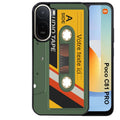 Coque pour POCO C81 PRO personnalisée cassette kaki