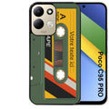 Coque pour POCO C95 PRO personnalisée cassette kaki