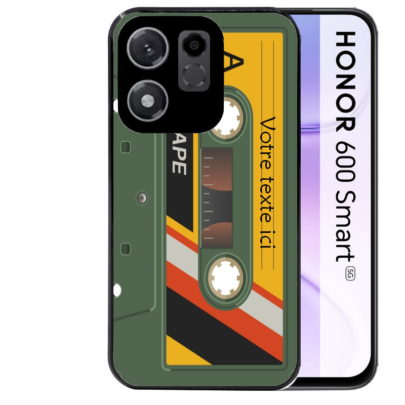 Coque pour Honor 600 SMART personnalisée cassette kaki