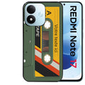 Coque pour Redmi Note 17 et PRO 4G 5G Max personnalisée cassette kaki