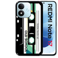 Coque pour Redmi Note 17 et PRO 4G 5G Max personnalisée cassette avec votre texte