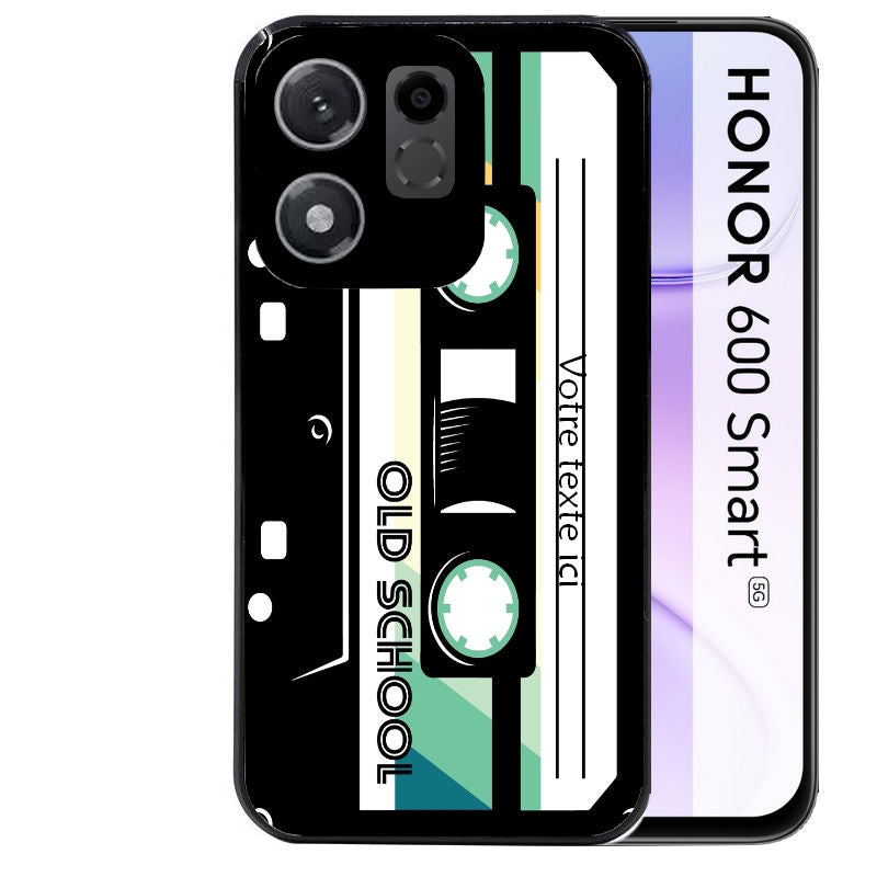 Coque pour Honor 600 SMART personnalisée cassette avec votre texte