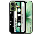 Coque pour Iphone 18 / PRO / PRO MAX / 18E personnalisée cassette avec votre texte