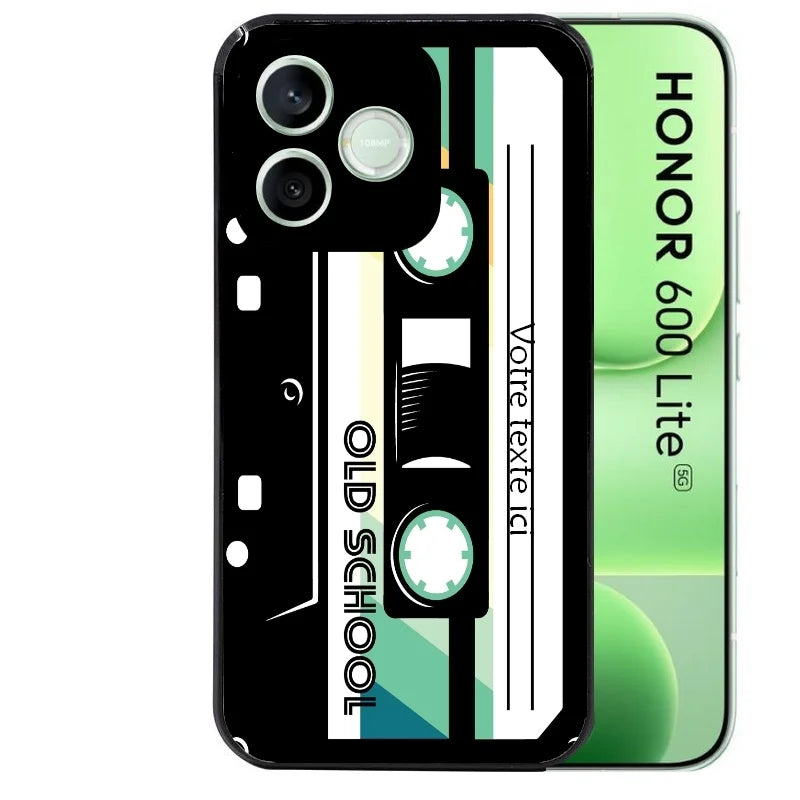 Coque pour Honor 600 LITE cassette avec votre texte