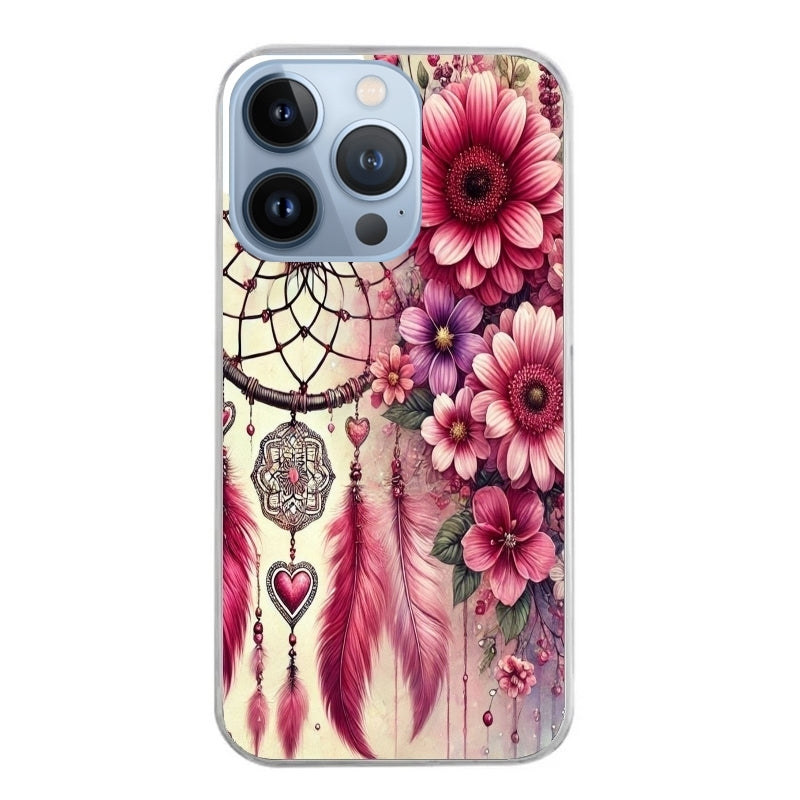 Coque taperso pour Iphone 11 et PRO PRO MAX avec motif dreamcatcher et coeur protection antichoc personnalisée