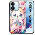 Coque pour Redmi Note 17 et PRO 4G 5G Max chat bubble manga