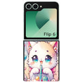 Coque pour Z FLIP 6 7 8 chat bubble manga