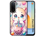 Coque pour POCO C81 PRO chat bubble manga
