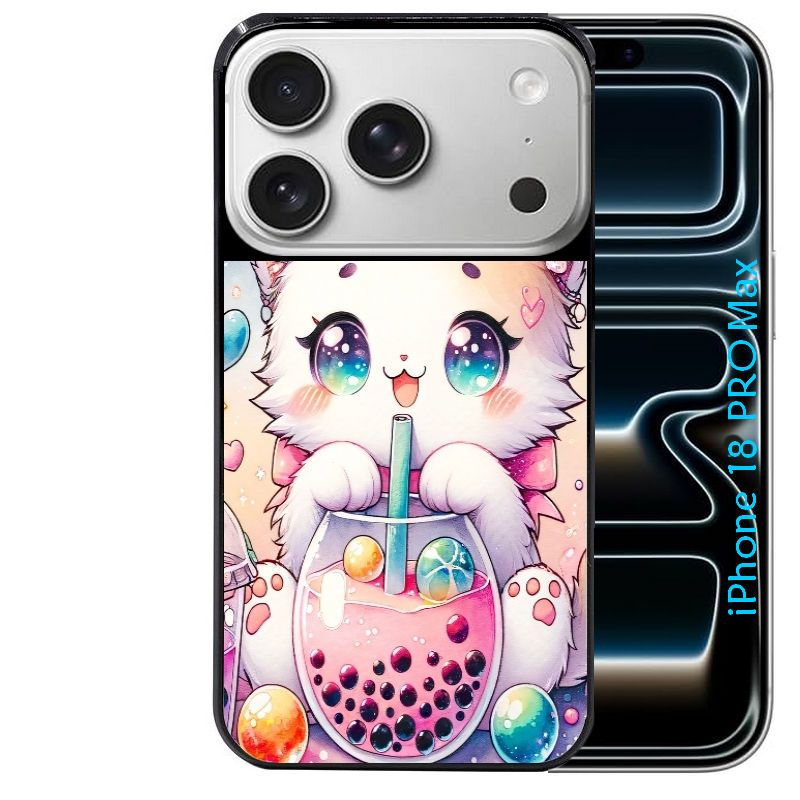 Coque pour Iphone 18 / PRO / PRO MAX / 18E chat bubble manga