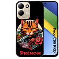 Coque pour POCO C95 PRO personnalisée chat carpe koii japan