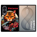 Coque pour Z FOLD 8 personnalisée chat carpe koii japan