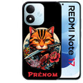 Coque pour Redmi Note 17 et PRO 4G 5G Max personnalisée chat carpe koii japan