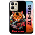 Coque pour Redmi 17 et 17C 4G 5G personnalisée chat carpe koii japan