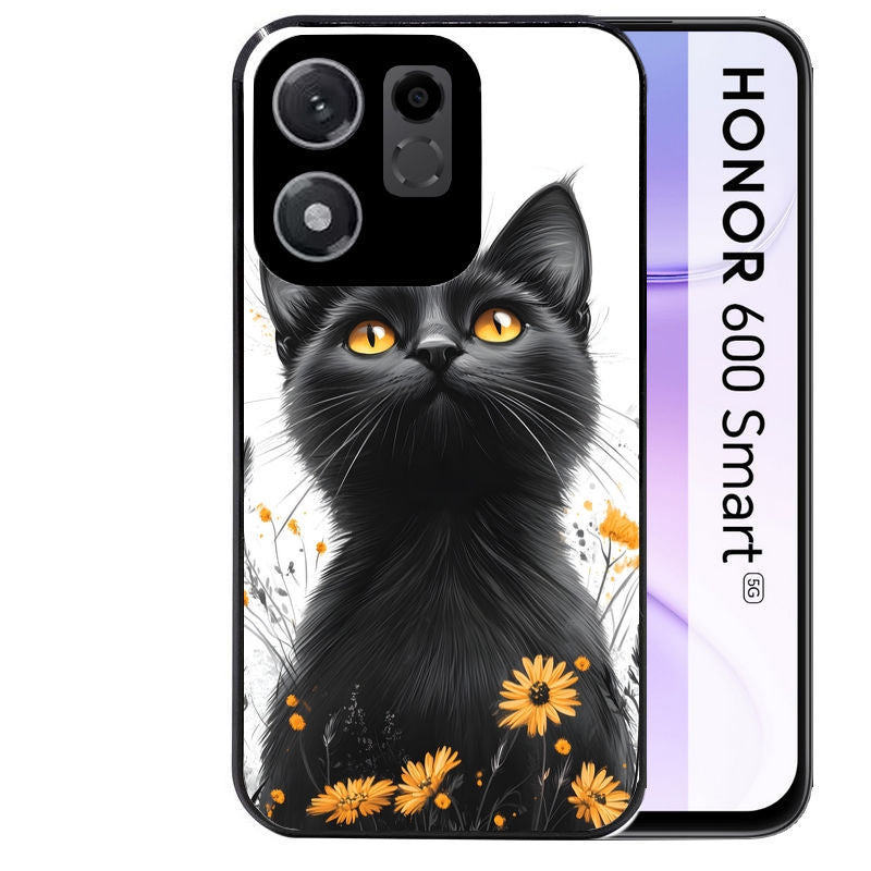 Coque pour Honor 600 SMART chat eyes