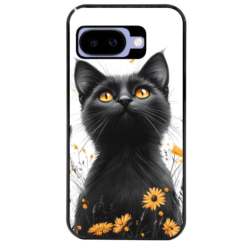 Coque pour Pixel 8A 9A 10A chat eyes