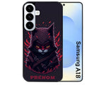 Coque pour Galaxy A08 A18 A28 A38 A58 personnalisée chat samourai