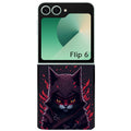 Coque pour Z FLIP 6 7 8 personnalisée chat samourai