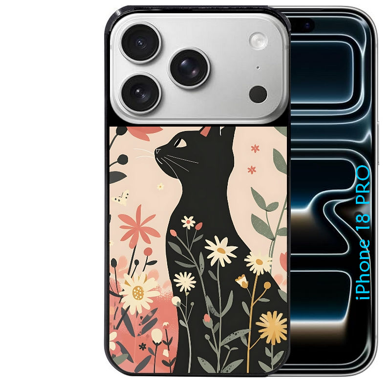 Coque pour Iphone 18 / PRO / PRO MAX / 18E chat papillon 1