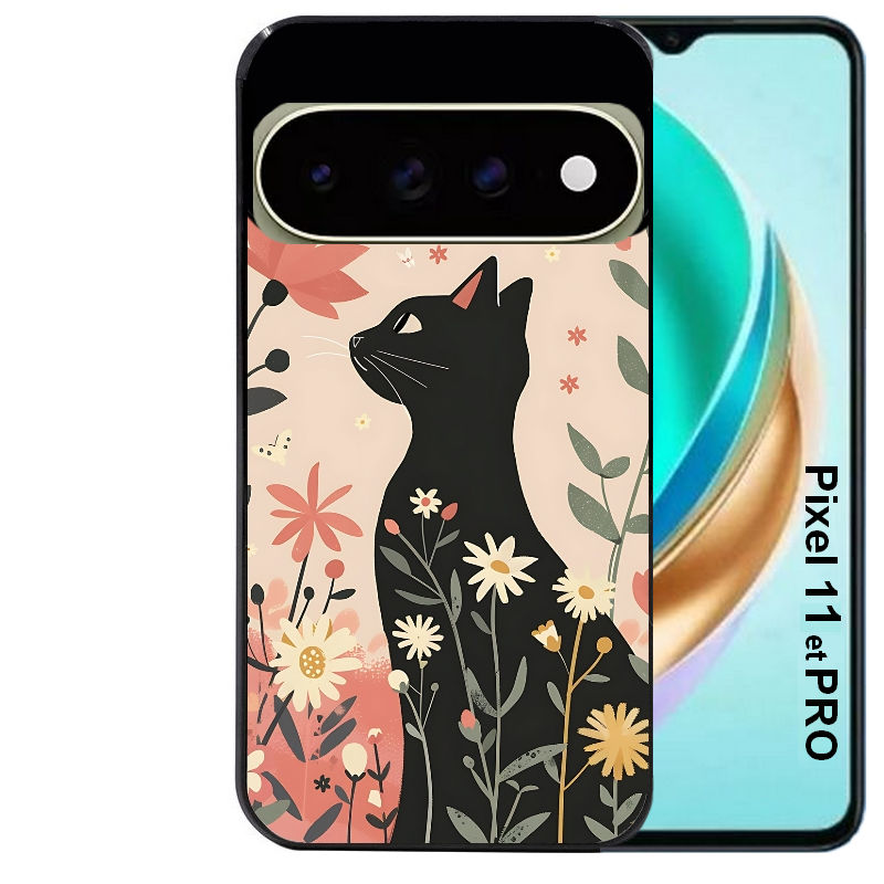 Coque pour Pixel 10 / 11 / PRO / XL chat papillon 1