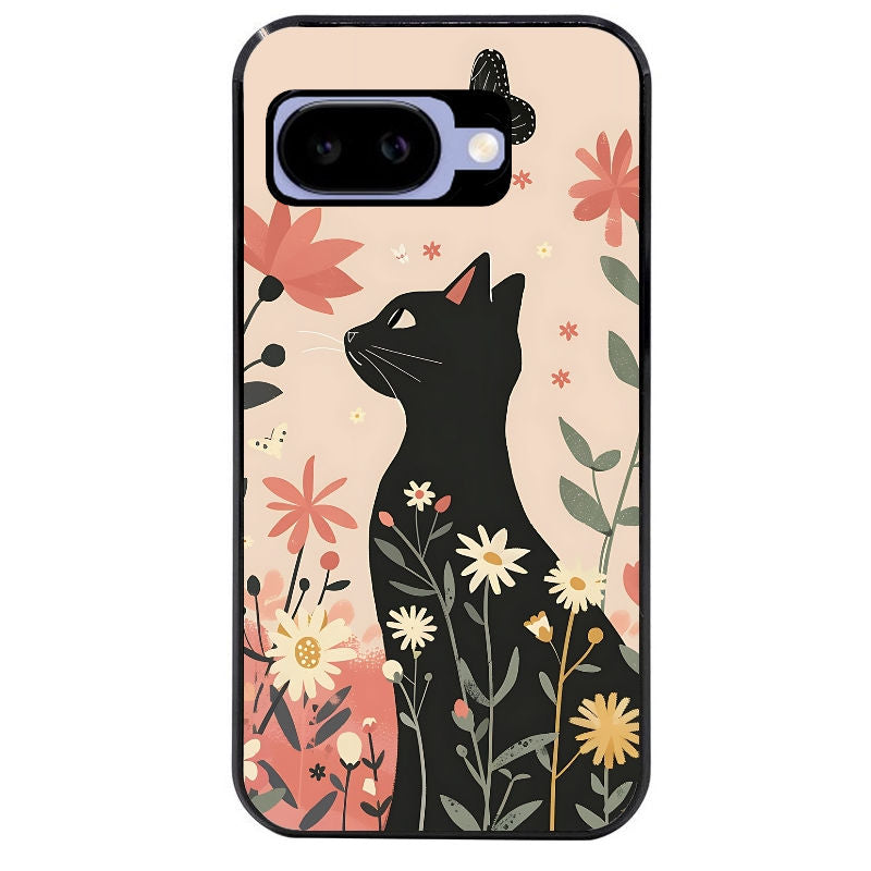 Coque pour Pixel 8A 9A 10A chat papillon 1