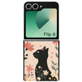 Coque pour Z FLIP 6 7 8 chat papillon 1