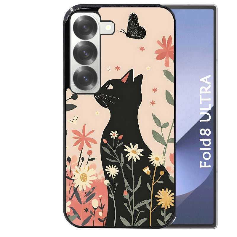 Coque pour Z Fold 8 / ULTRA chat papillon 1