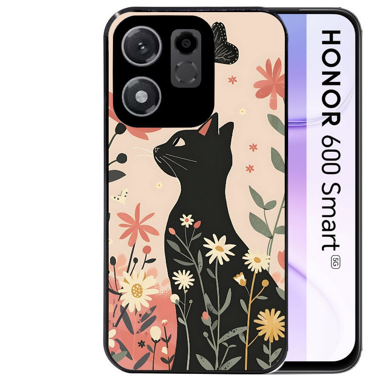 Coque pour Honor 600 SMART chat papillon 1