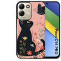 Coque pour POCO C95 PRO chat papillon 2