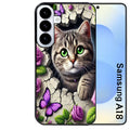 Coque pour Galaxy A08 A18 A28 A38 A58 chat papillon 3