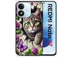 Coque pour Redmi Note 17 et PRO 4G 5G Max chat papillon 3
