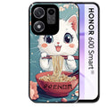 Coque pour Honor 600 SMART chat ramen cerisier