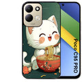 Coque pour POCO C95 PRO chat ramen nuage
