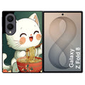 Coque pour Z FOLD 8 chat ramen nuage