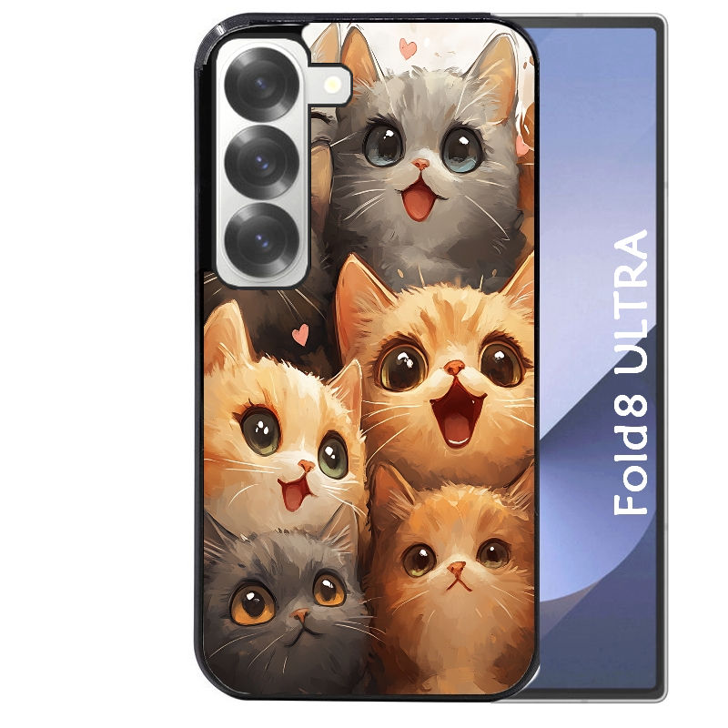 Coque pour Z Fold 8 / ULTRA chat smile
