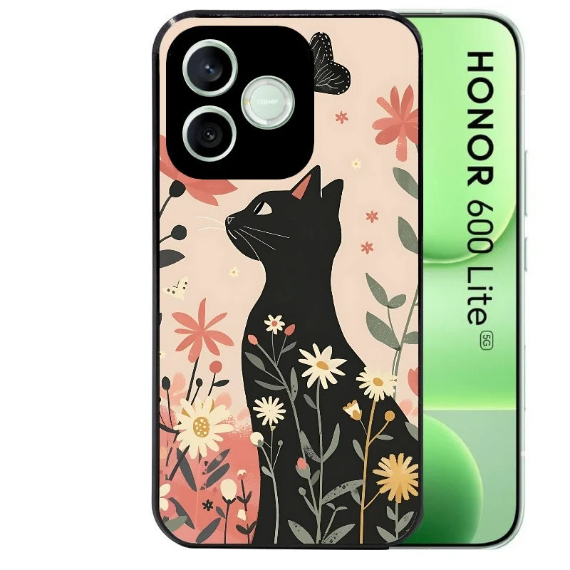 Coque pour Honor 600 LITE chat papillon 1