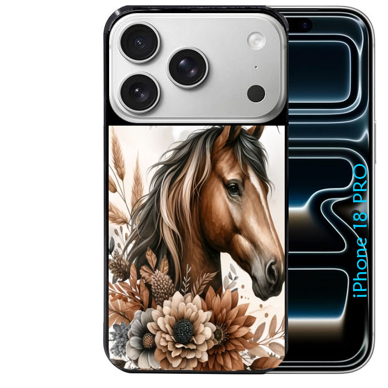 Coque pour Iphone 18 / PRO / PRO MAX / 18E cheval automne