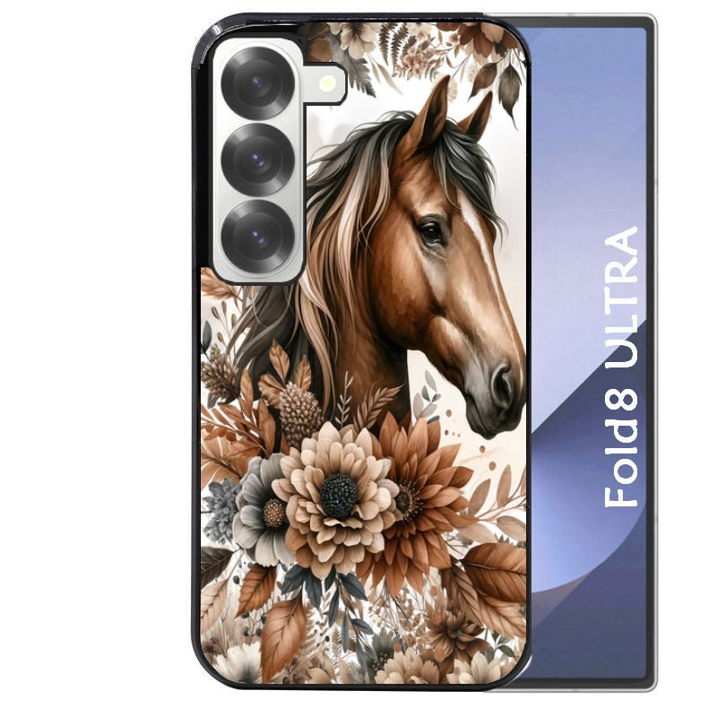 Coque pour Z FOLD 8 ULTRA cheval automne