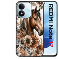 Coque pour Redmi Note 17 et PRO 4G 5G Max cheval automne
