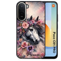 Coque pour POCO C81 PRO personnalisée cheval boho